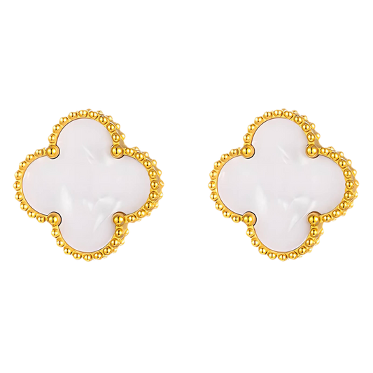Opal Clover Earrings
